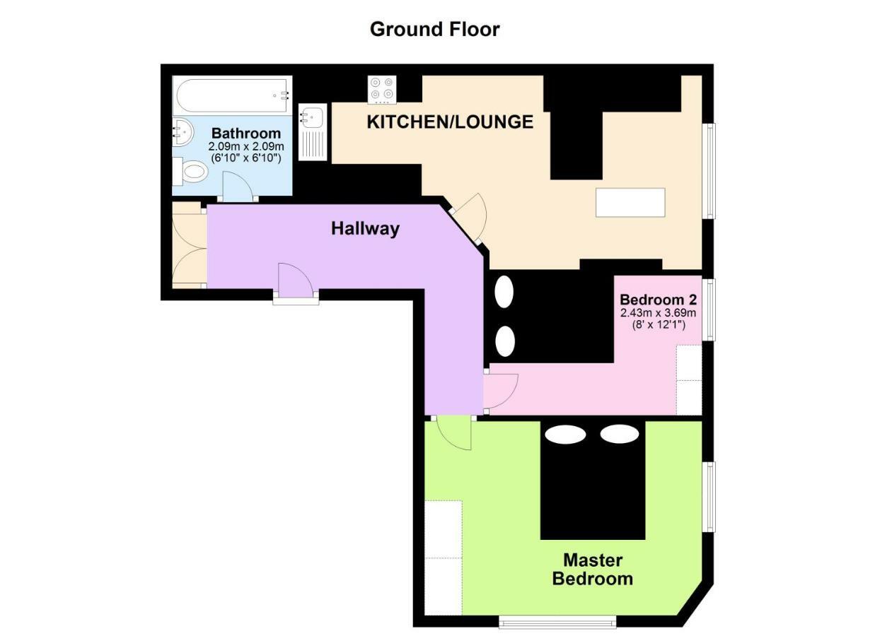 West Drayton  Holden Court Apartments - Apt 3 מראה חיצוני תמונה